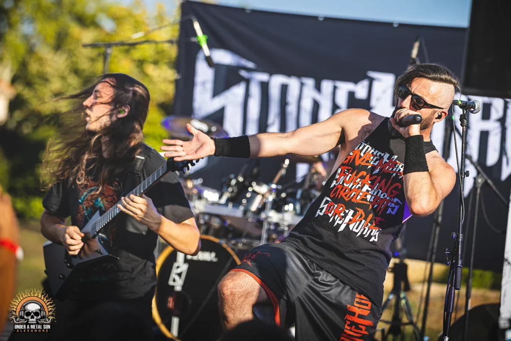 Devf et Mathis de Stone Horns au Martigues Metal Fest