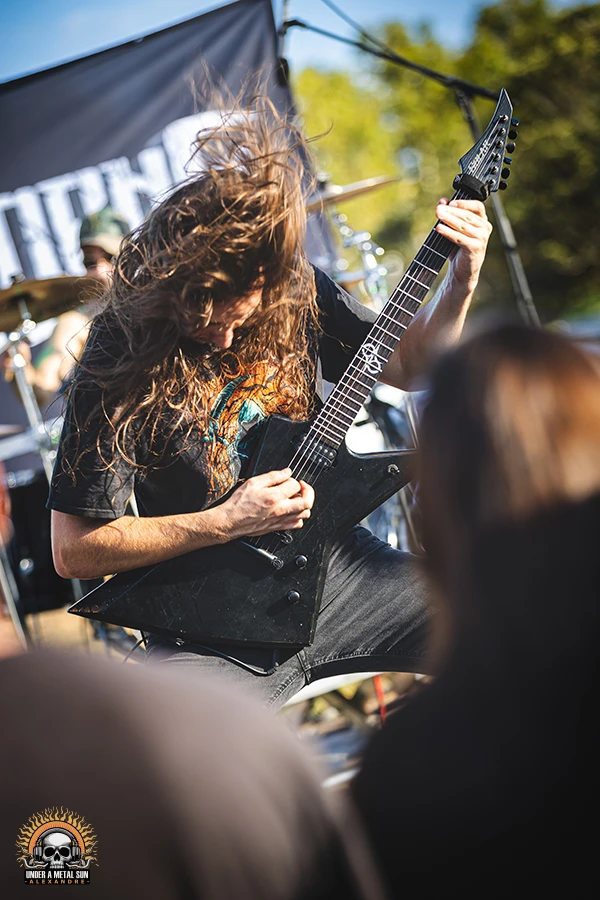 Stone Horns au Martigues Metal Fest lors de la 1ere édition en 2024