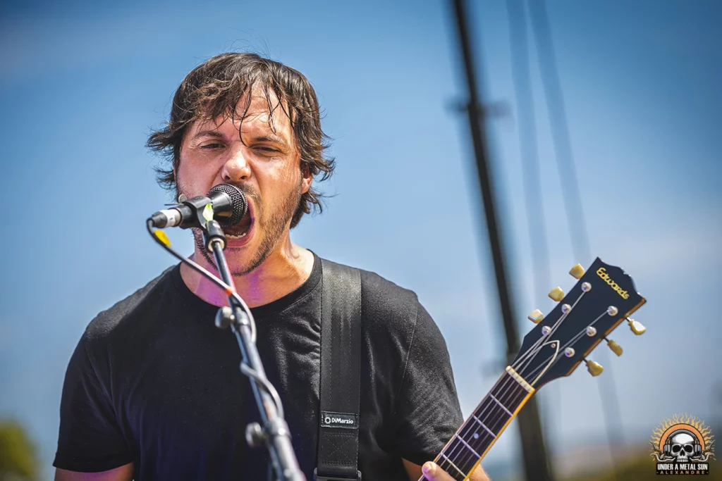 Tom, membre des Bronca au Martigues Metal Fest le 31 août 2024