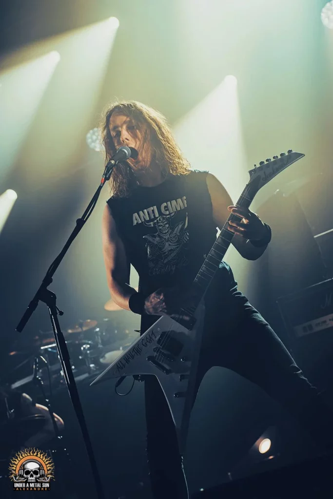 Hellripper le 17 janvier 2024 en première partie d'Abbath à Victoire 2