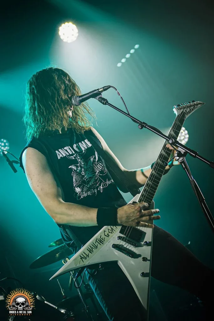 Hellripper le 17 janvier 2024 en première partie d'Abbath à Victoire 2