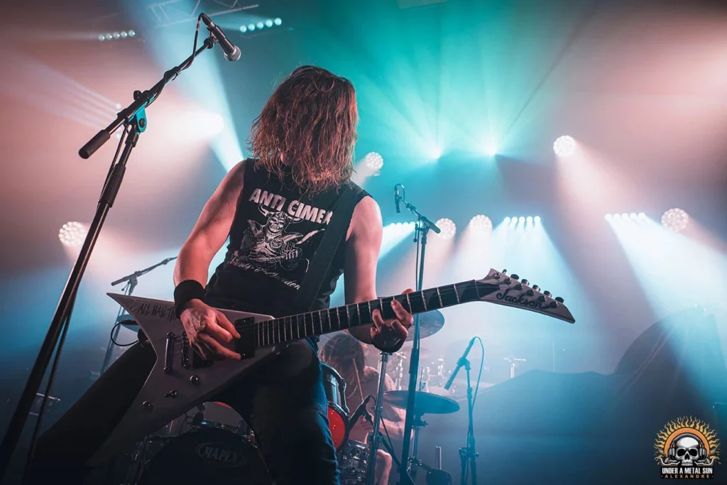 Hellripper le 17 janvier 2024 en première partie d'Abbath à Victoire 2