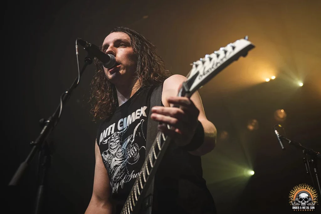 Hellripper le 17 janvier 2024 en première partie d'Abbath à Victoire 2