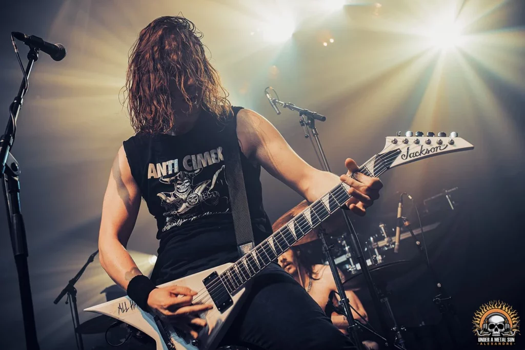 Hellripper le 17 janvier 2024 en première partie d'Abbath à Victoire 2