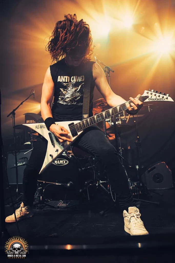 Hellripper le 17 janvier 2024 en première partie d'Abbath à Victoire 2