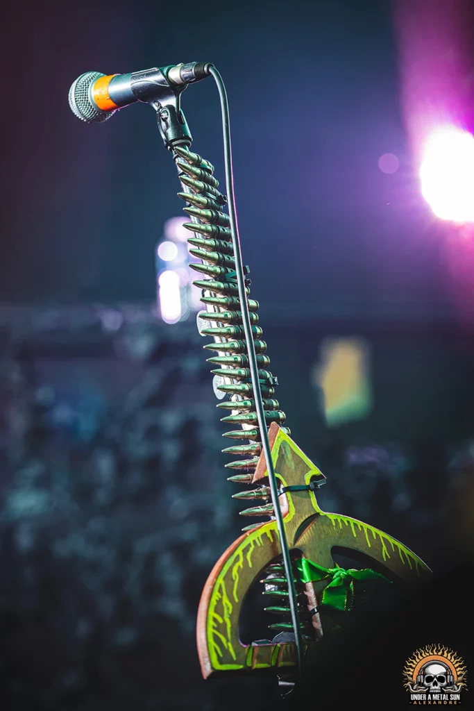 Micro du groupe SOULFLY au Secret Place à Saint-Jean-de-Védas, tournée 2024