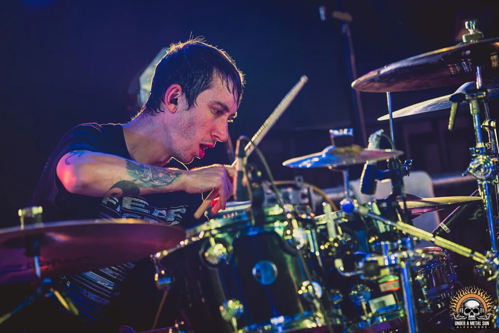 Zyon Cavalera, batteur de SOULFLY au Secret Place à Saint-Jean-de-Védas, tournée 2024