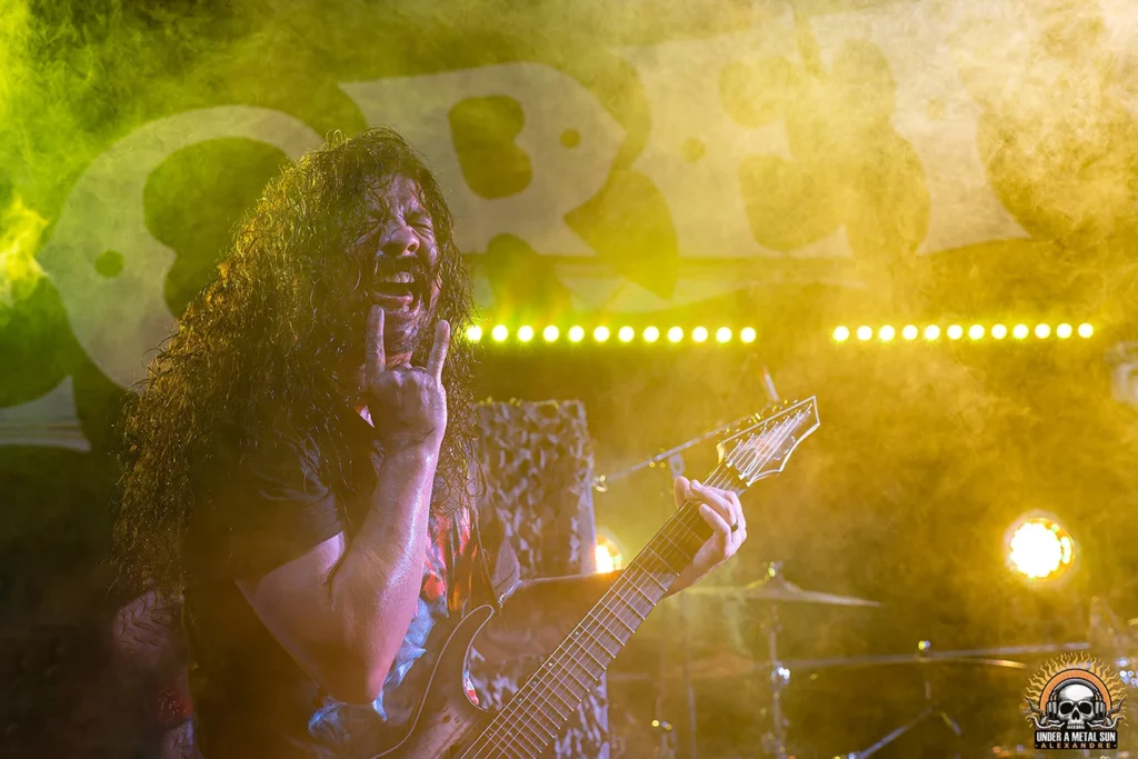 Mike Deleon, guitariste de SOULFLY au Secret Place à Saint-Jean-de-Védas, tournée 2024