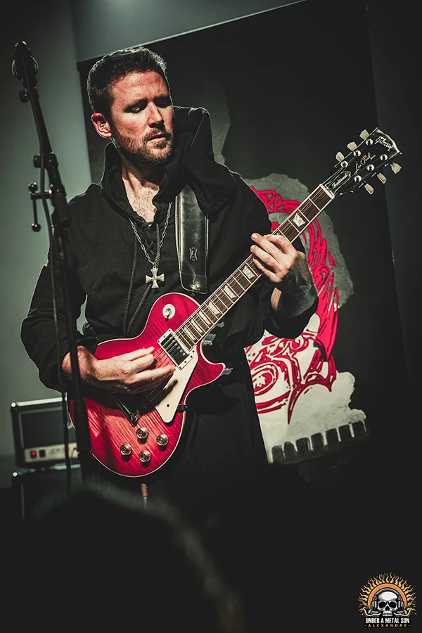Darkenhöld au Distortion festival. Photo prise pour UNDER A METAL SUN