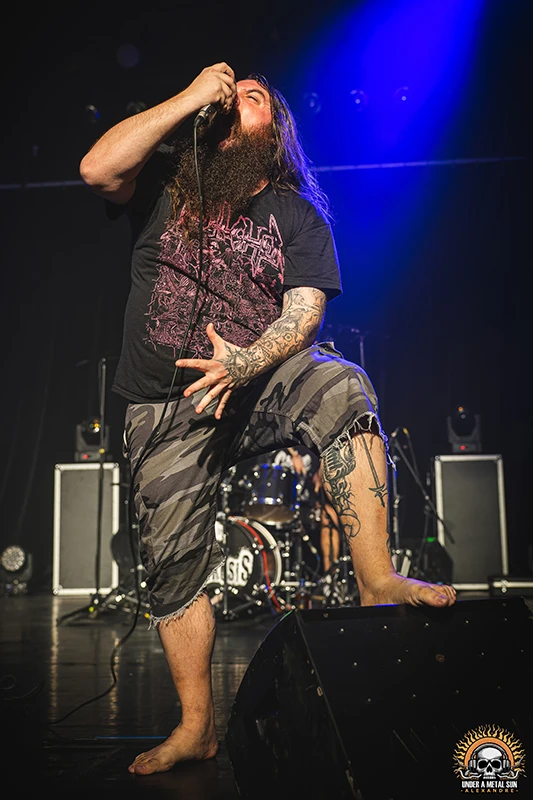 Death Decline et son chanteur Alexis Fleury