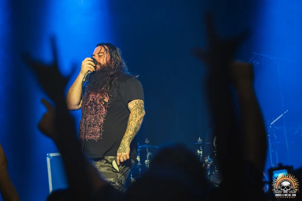 Alexis, l'imposant chanteur de Death Decline