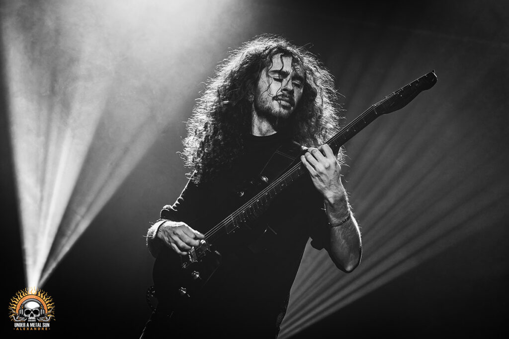 Romain guitariste d'Azelma le groupe de Death Metal de Nice