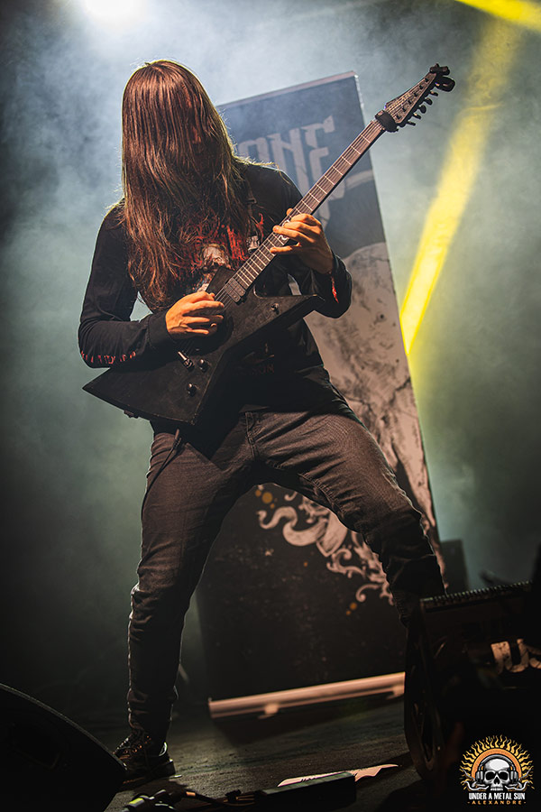 Mathis, guitariste de Stone Horns, au Just'n'Fest 2024