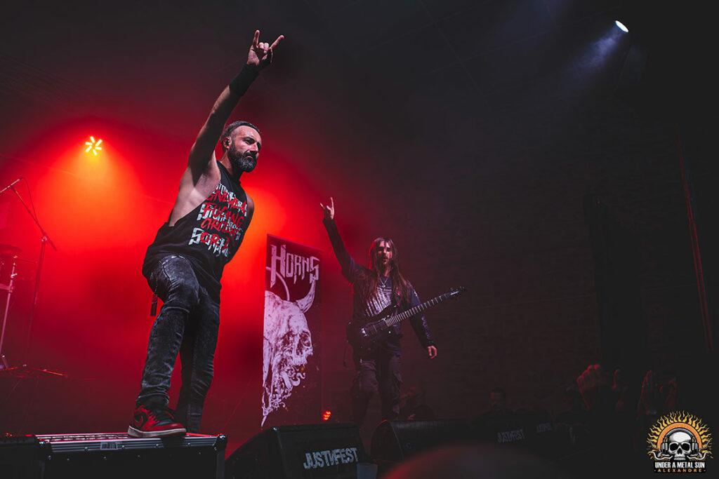 Les Stone Horns remerciant la foule en fin de concert