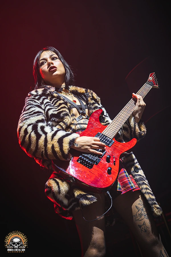 June, guitariste du groupe Bad Tripes - © Under a Metal sun