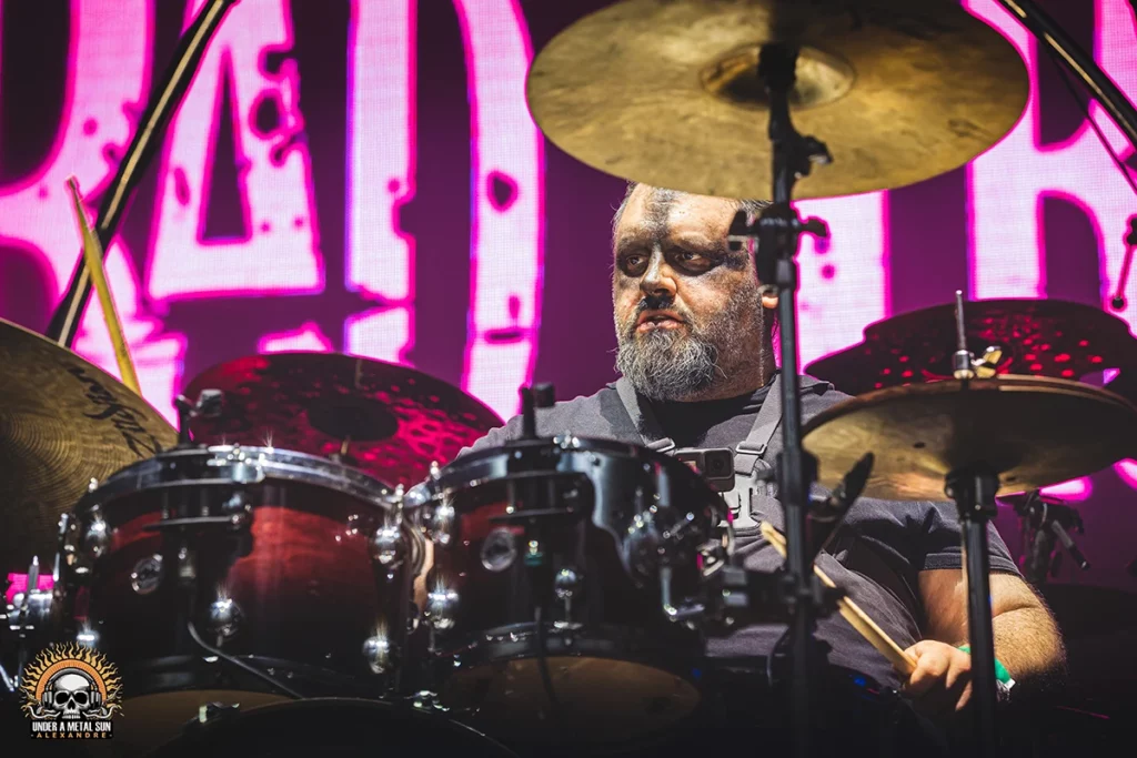 Trax Robustus, batteur chez Bad Tripes - © Under a Metal Sun