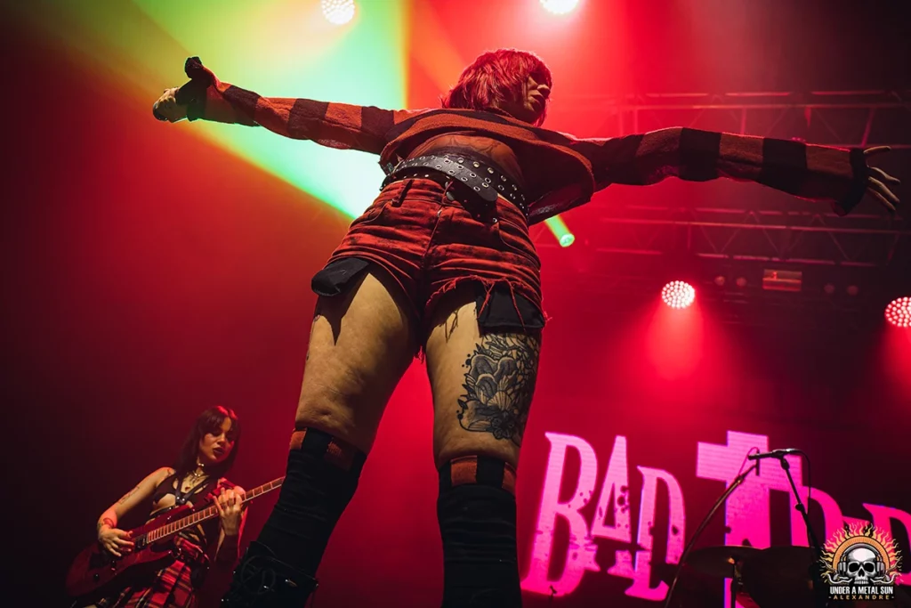 Hikiko Mori au 6MIC d'Aix en Provence en ouverture pour Ultra Vomit le 7 février 2025 - © Under a Metal sun