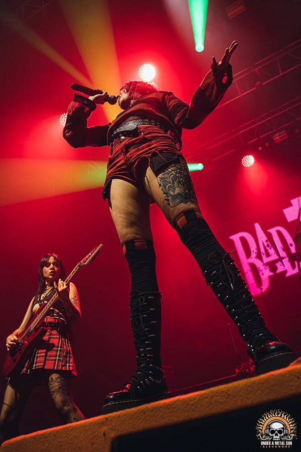 Hikiko Mori au 6MIC d'Aix en Provence en ouverture pour Ultra Vomit - © Under a Metal sun