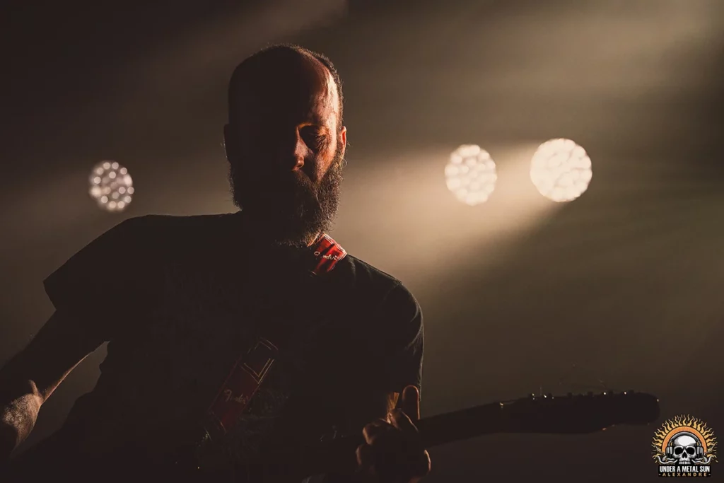 Jérôme, guitariste de HARAH - © Under a Metal Sun