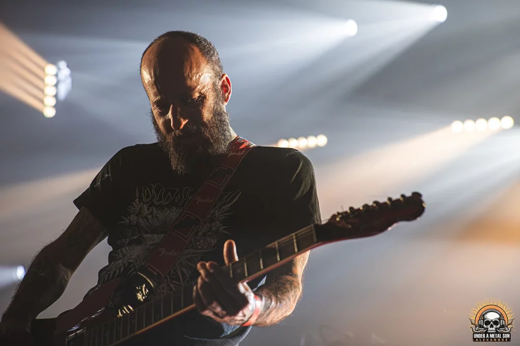 Jérôme Pinelli, guitariste de HARAH - © Under a Metal Sun