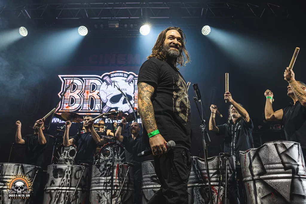 Les Tambours du Bronx et Renato Di Folco au 6MIC d'Aix, le 7 février 2025 en 1ère partie d'Ultra Vomit - © Under a Metal sun