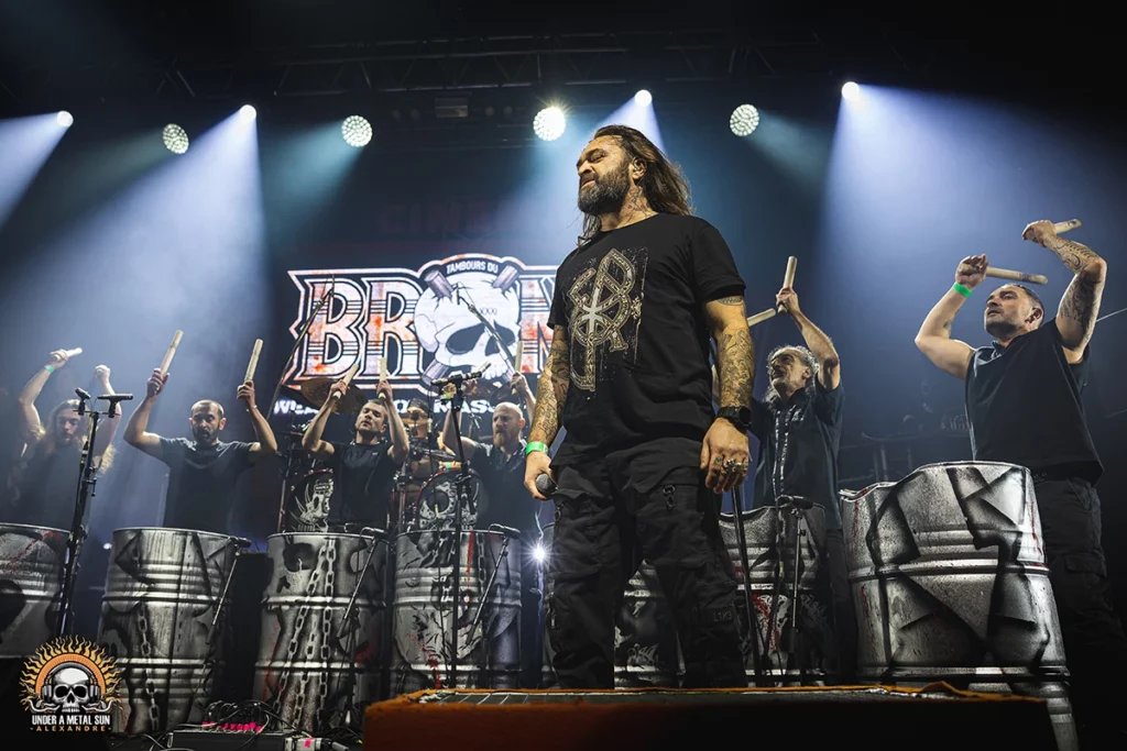 Les Tambours du Bronx au 6MIC d'Aix, le 7 février 2025 en 1ère partie d'Ultra Vomit - © Under a Metal sun