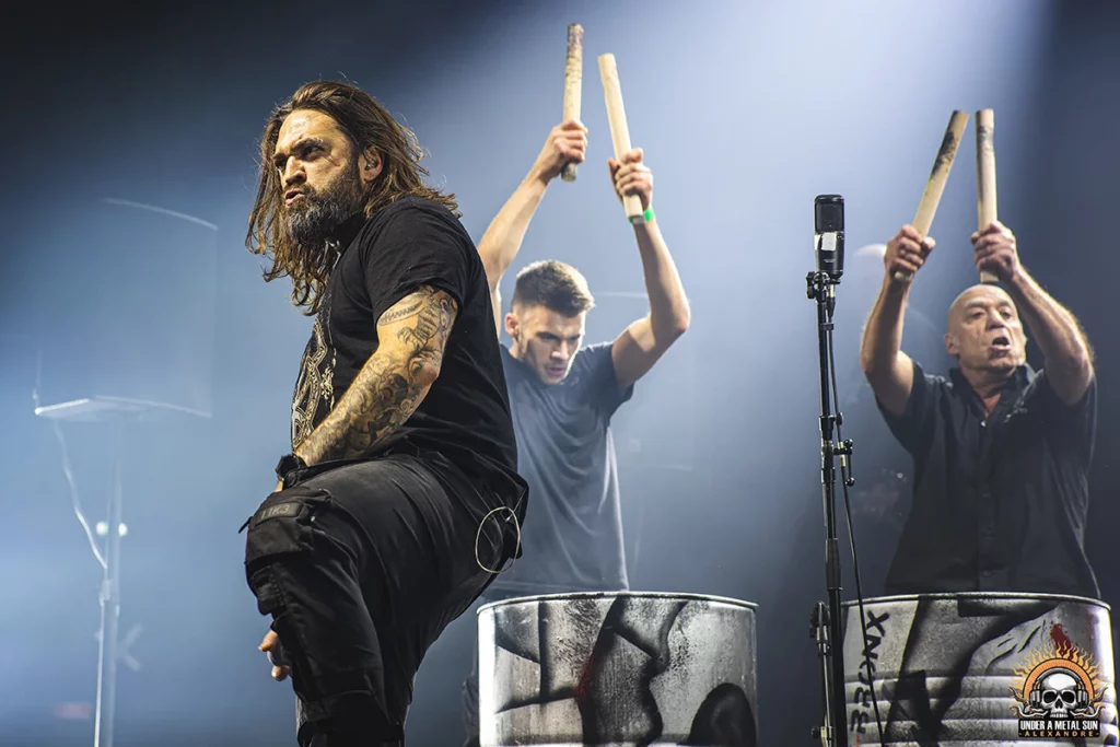 Renato Di Folco et les Tambours du Bronx au 6MIC d'Aix, le 7 février 2025 en 1ère partie d'Ultra Vomit - © Under a Metal sun