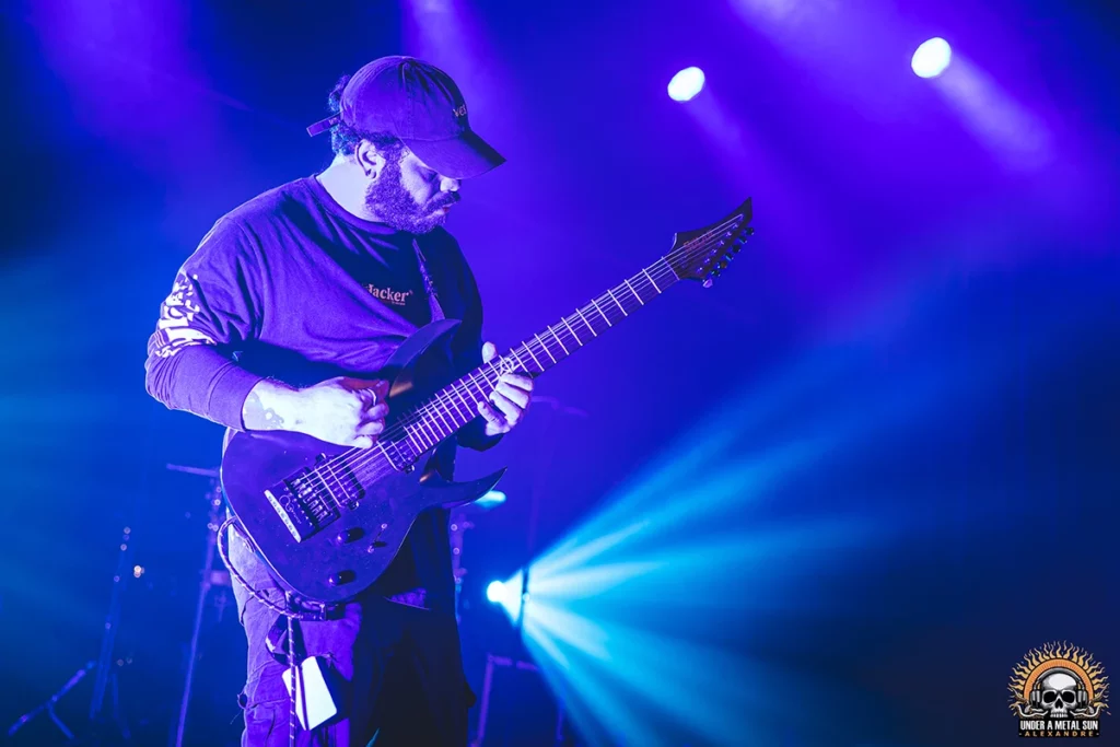 Bobby de Common Enemies à la METAL NIGHTS du 15 février 2025 à Martigues - © Under a Metal Sun