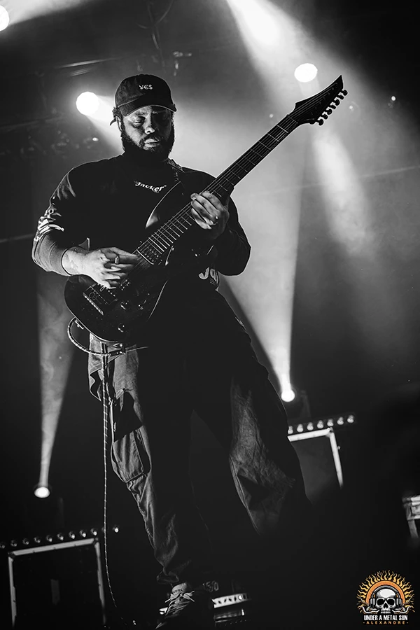 Bobby lors du concert du 15/02/2025 à Martigues - © Under a Metal Sun