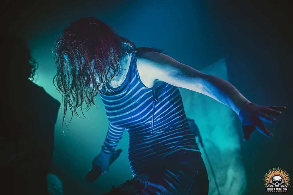 HOULE et son black metal marin lors du concert du 22 mars 2025 - © Under a Metal Sun