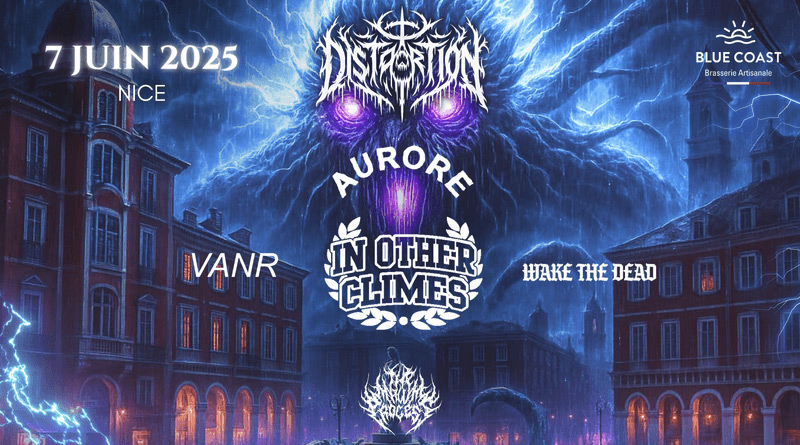 Le Festival Distorsion revient pour un hors-série à Nice le 07 juin 2025 - Under a Metal Sun