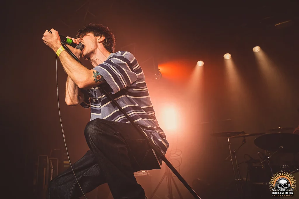 Clément, chanteur d'AURORE lors du Warm Up Hellfest 2025 - Under a Metal Sun
