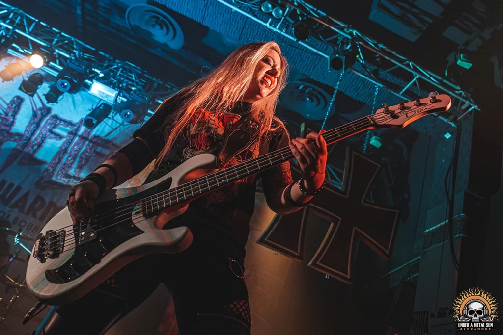 HEL PYRE, bassiste de NERVOSA - Under a Metal Sun