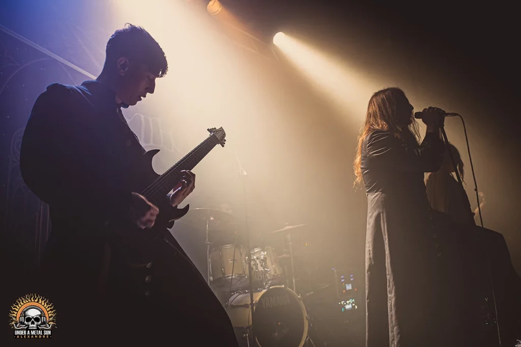 Silhouette, le 22 mars 2025 à l'Antirouille de Montpellier en 1ère partie de HOULE - © Under a Metal Sun