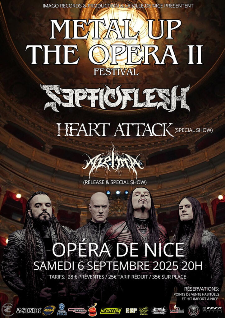 Affiche du METAL UP THE OPERA II à Nice le 6 septembre 2025 - Under a Metal Sun