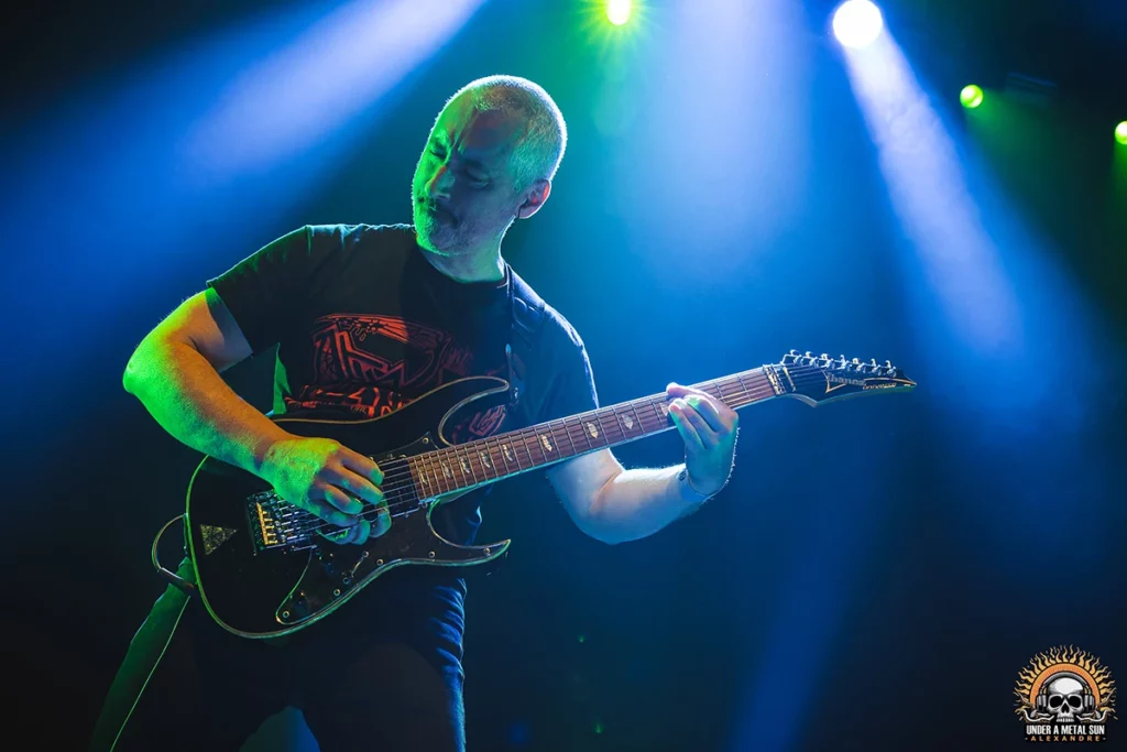 En 1ère partie de DAGOBA au 6Mic le 26 avril 2025, Jérôme de Breeding Chaos - Under a Metal Sun