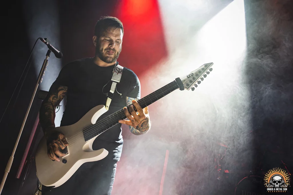 DAGOBA et son guitariste Ritch au 6mic le 26 avril 2025 - Under a Metal Sun