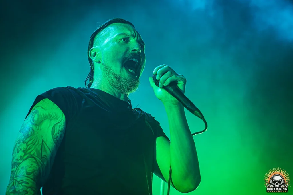 Shawter, chanteur emblématique de DAGOBA au 6mic d'Aix en Provence le 26 avril 2025 - Under a Metal Sun