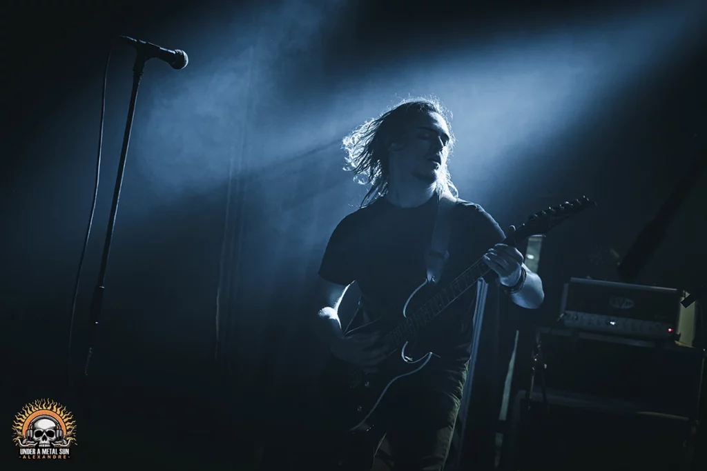 Maxime : chanteur/guitariste de SEPTARIA lors du concert à La Moba - © Under a Metal Sun Maxime : chanteur/guitariste de SEPTARIA lors du concert à La Moba - © Under a Metal Sun