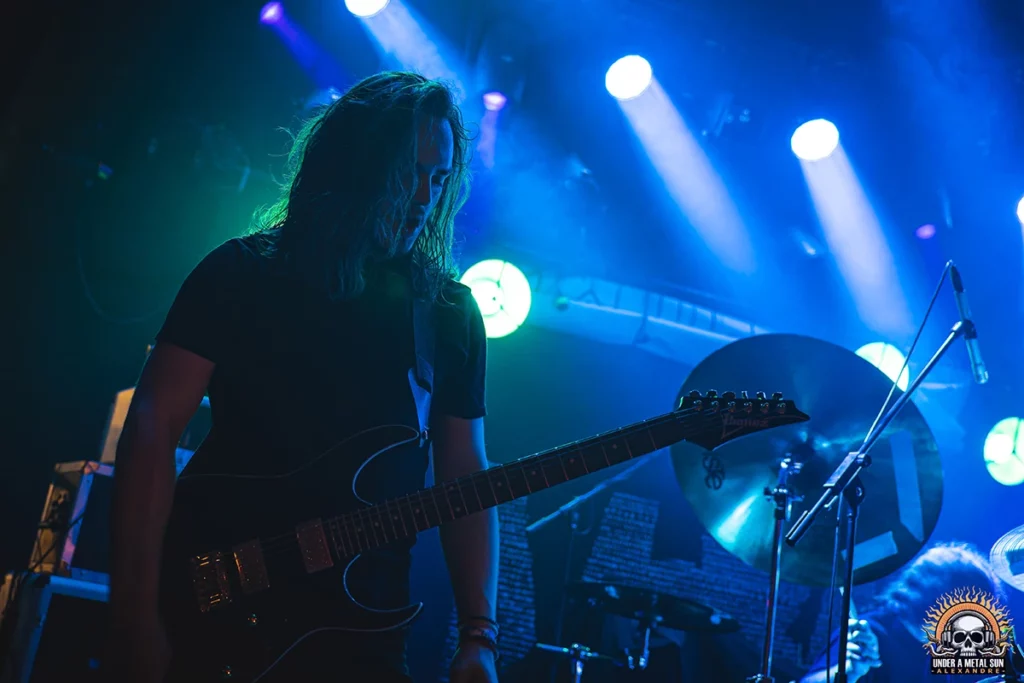 Maxime, le second frontman de SEPTARIA lors du concert à La Moba - © Under a Metal Sun Maxime, le second frontman de SEPTARIA lors du concert à La Moba - © Under a Metal Sun