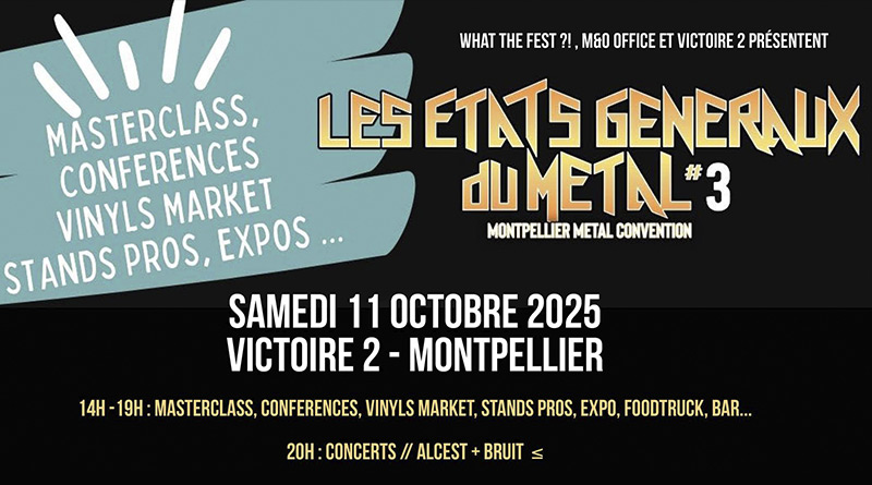 3eme édition des états généraux du Metal - Under a Metal Sun