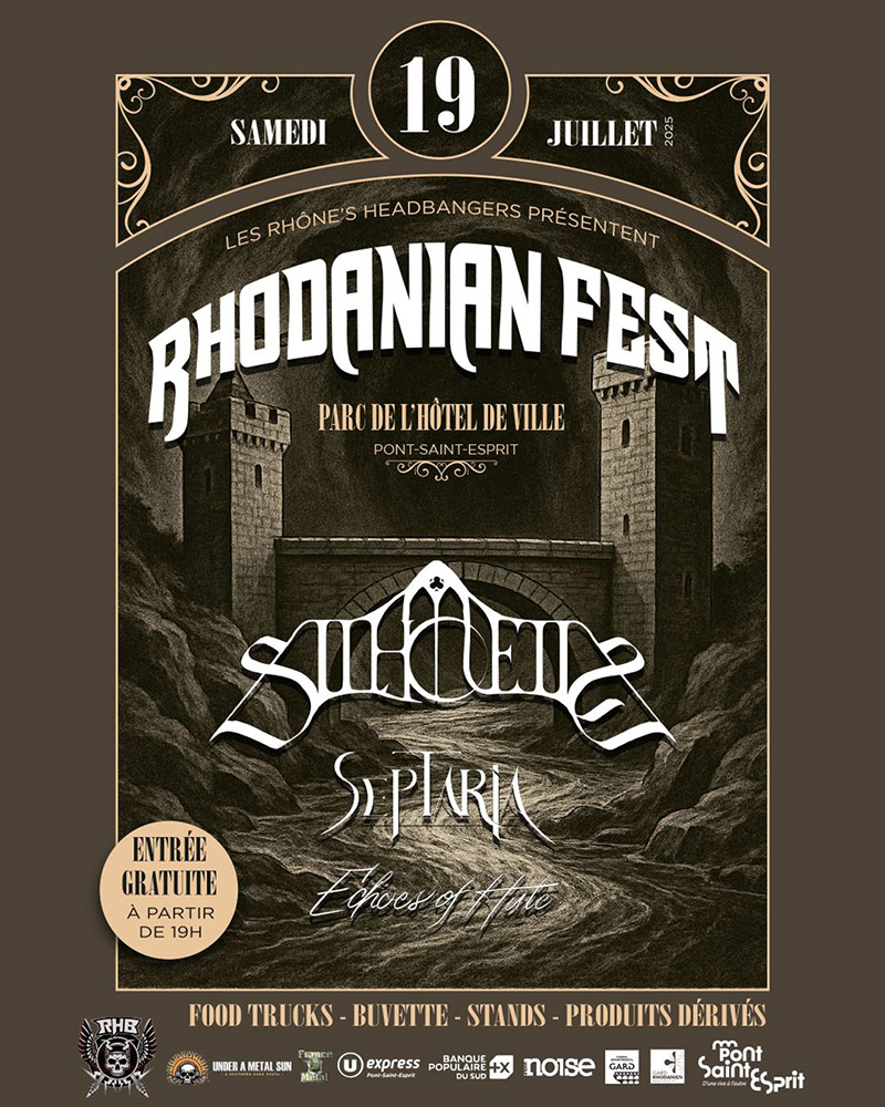 Rhodanian Fest 1ere édition, le 19 juillet 2025 à Pont-Saint-Esprit