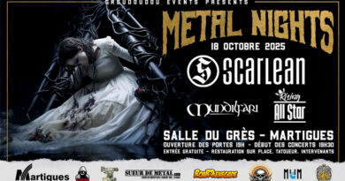 Metal Nights avec Scarlean Mundilfari et Rising All Star le 18 octobre 2025