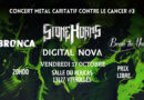 Concert caritatif contre le cancer avec Stone Horns, Digital Nova, Bronca et Break the void