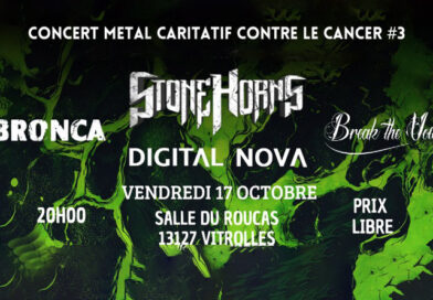 Concert caritatif contre le cancer avec Stone Horns, Digital Nova, Bronca et Break the void