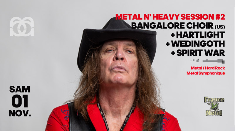 Retour du Metal à La Moba : Bangalore Choir + Hartlight + Wedingoth + Spirit War