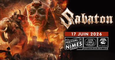SABATON le 17 juin 2026 au Festival de Nîmes