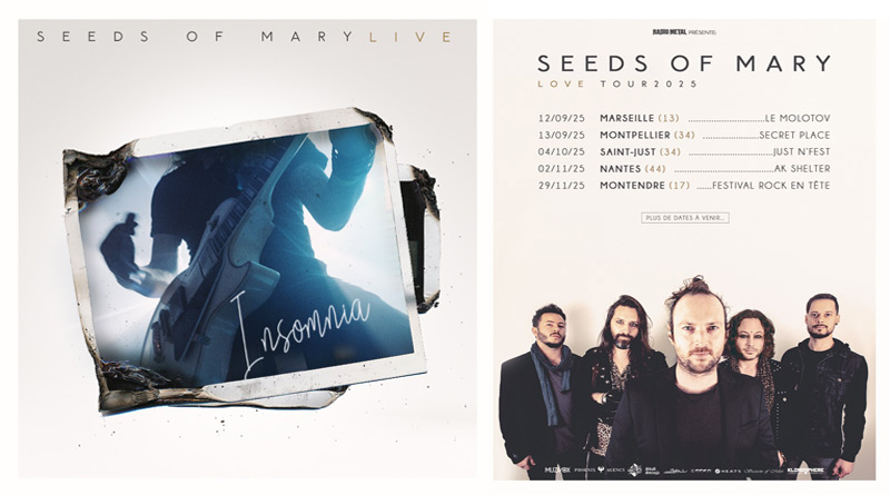 Seeds of Mary sort INSOMNIA, un nouvel extrait du live de sa release party