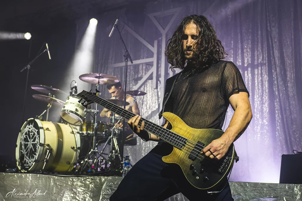 Le bassiste de Sidilarsen au Just'n'Fest