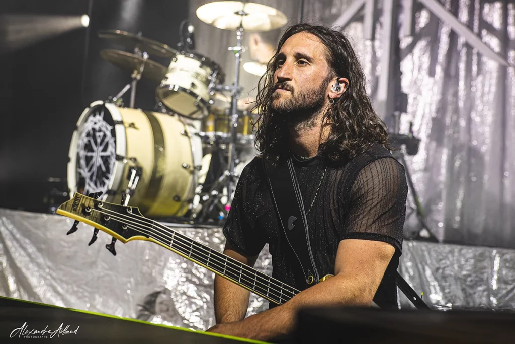 Le bassiste de Sidilarsen au Just'n'Fest